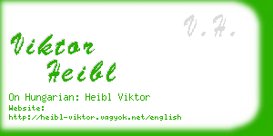 viktor heibl business card